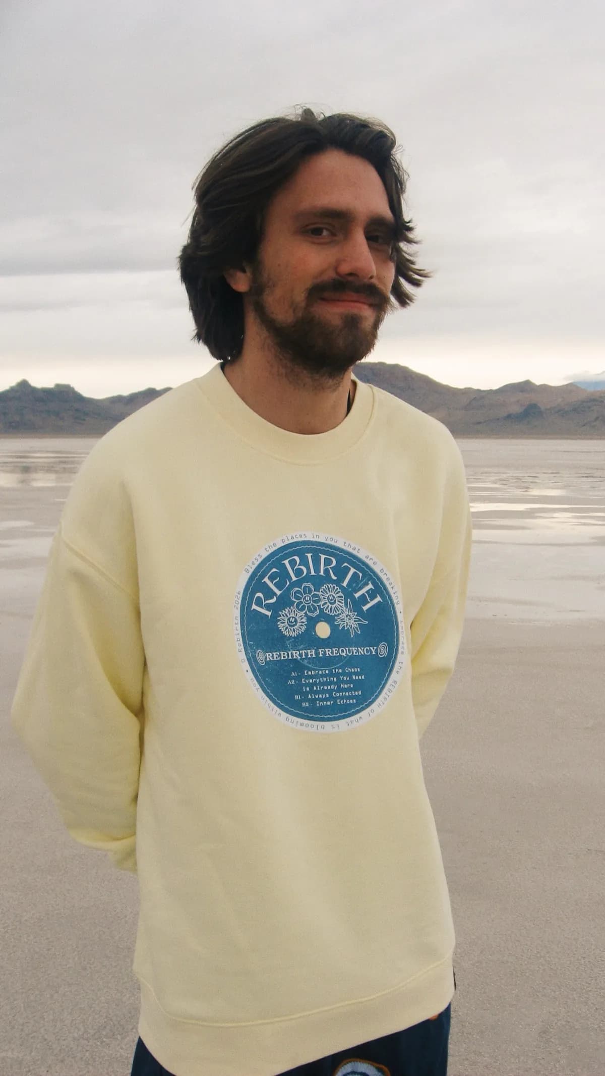 James M. wearing Rebirth apparel