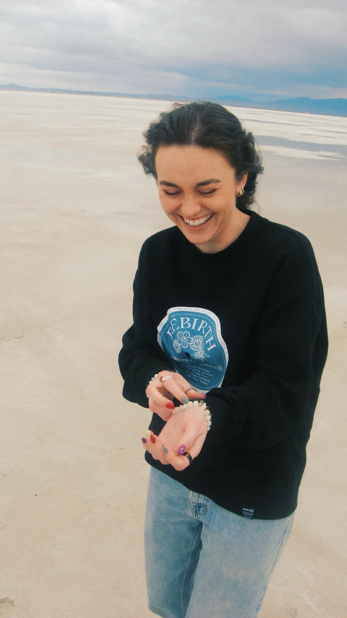 Rebirth Crewneck material and story detail