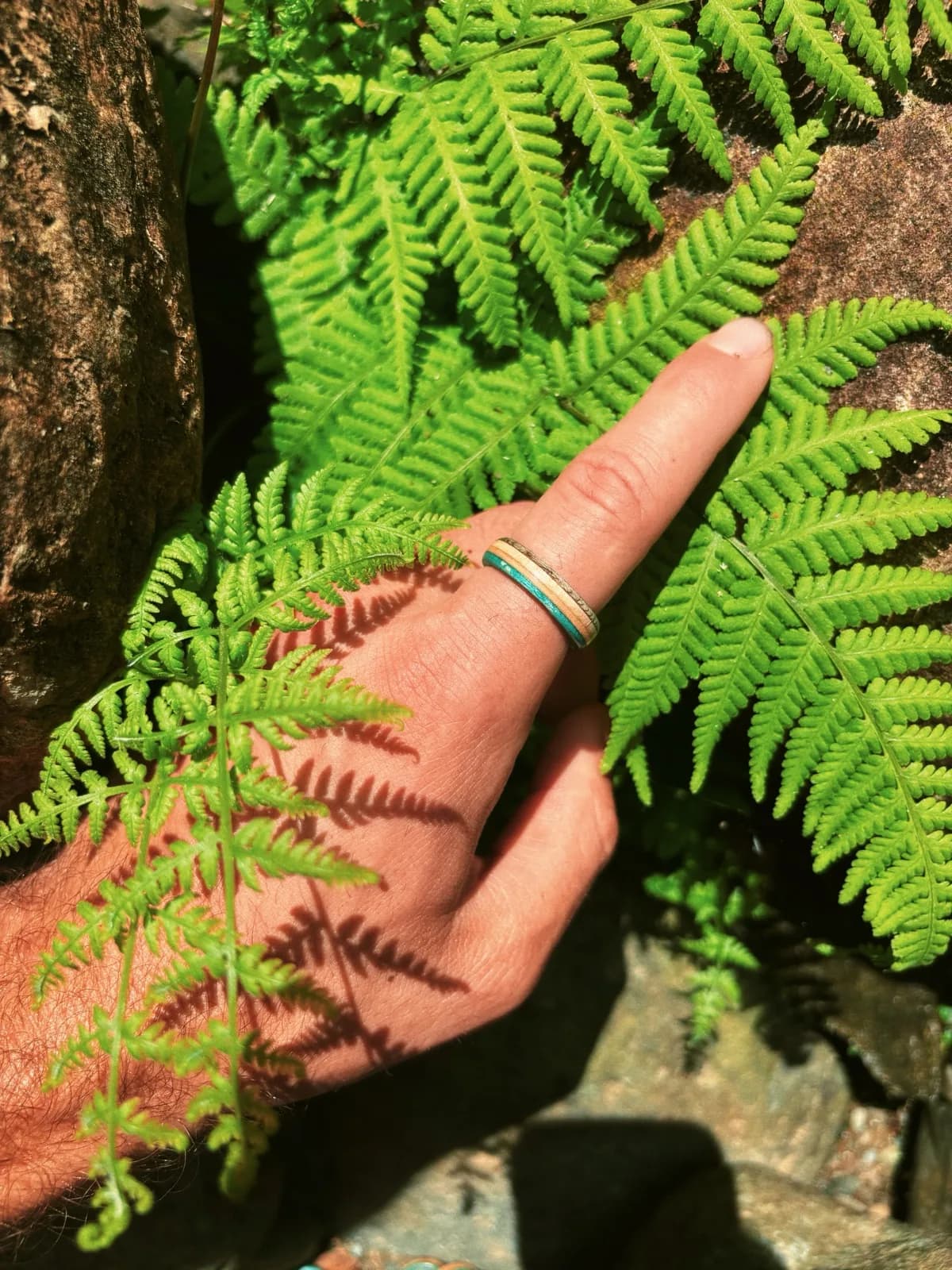 Pura Vida | Recycled Skateboard Ring material and story detail