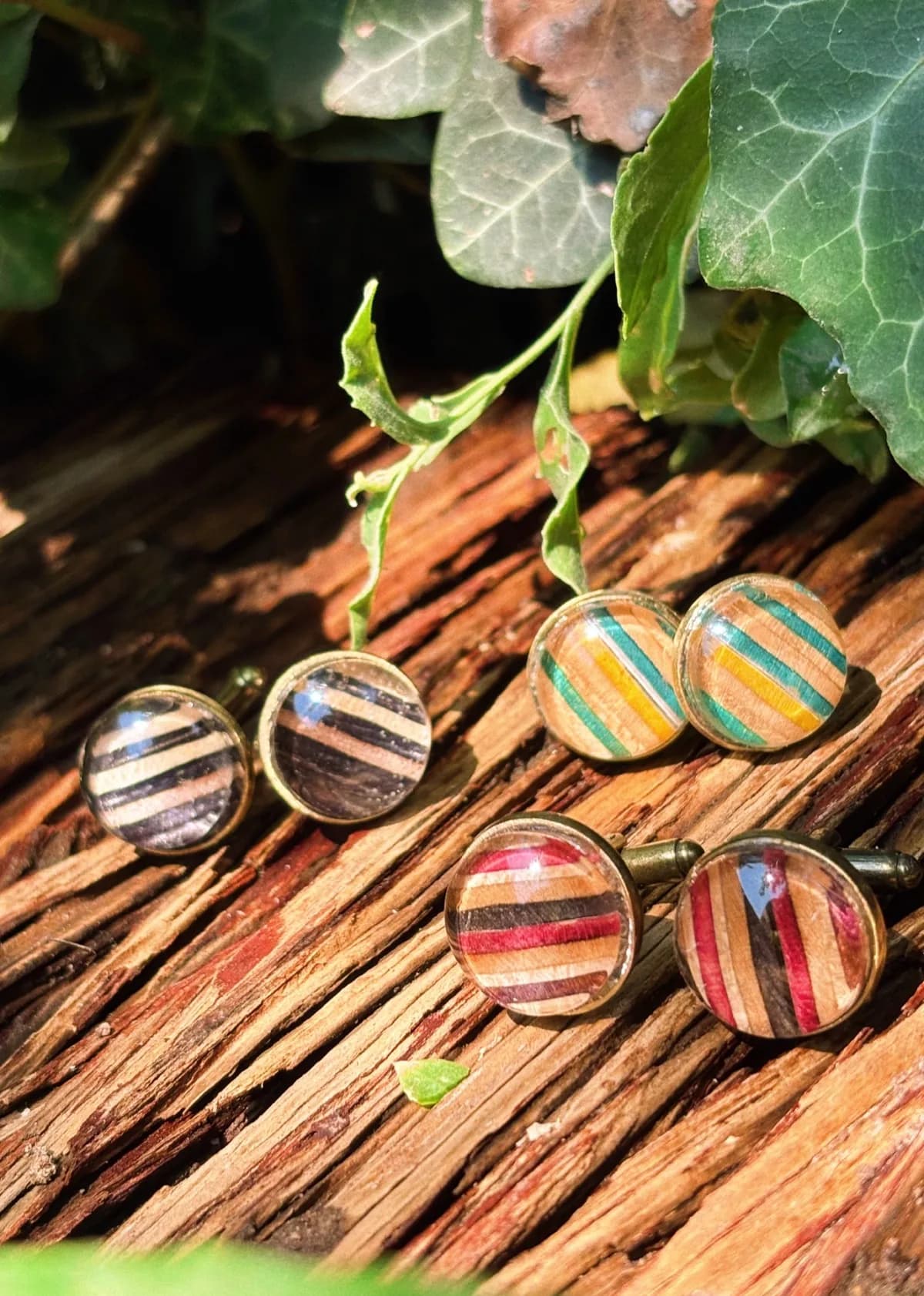 Rebirth Cufflinks (pair) material and story detail