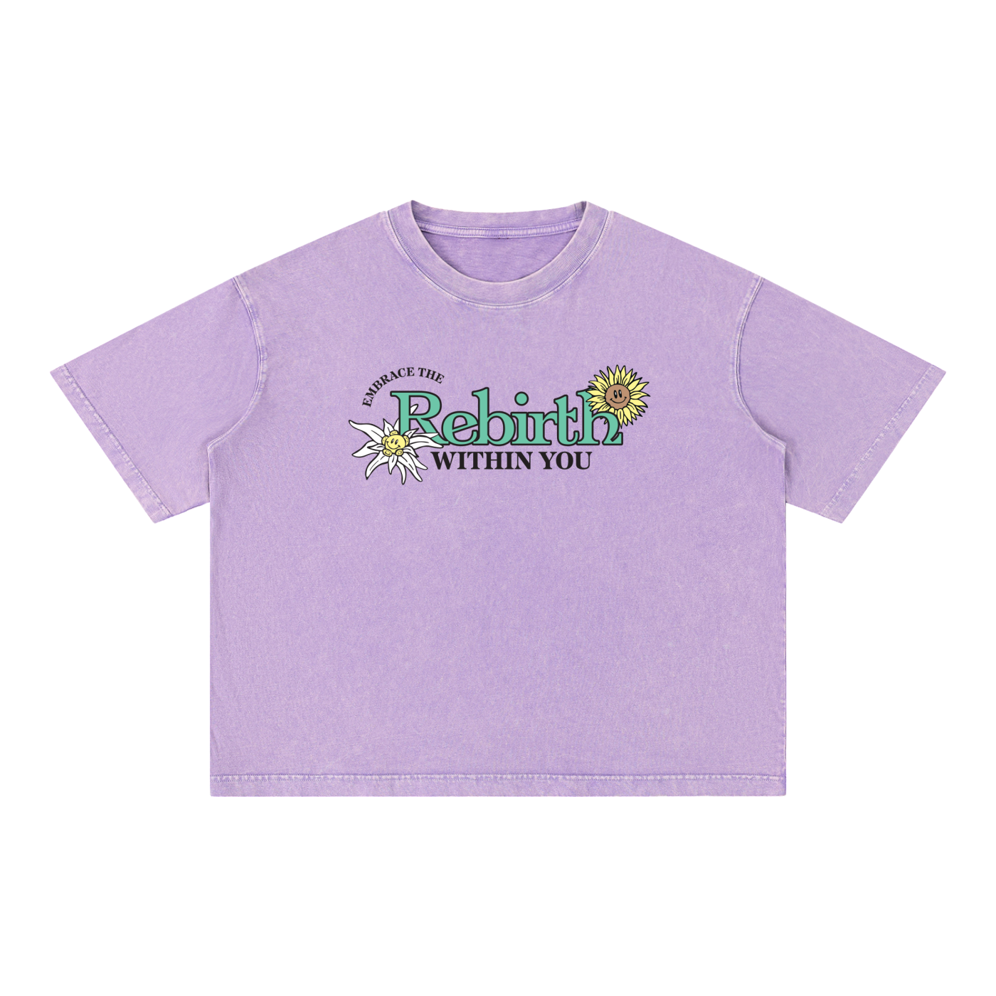 Mineral Wash Rebirth Floral Shirt