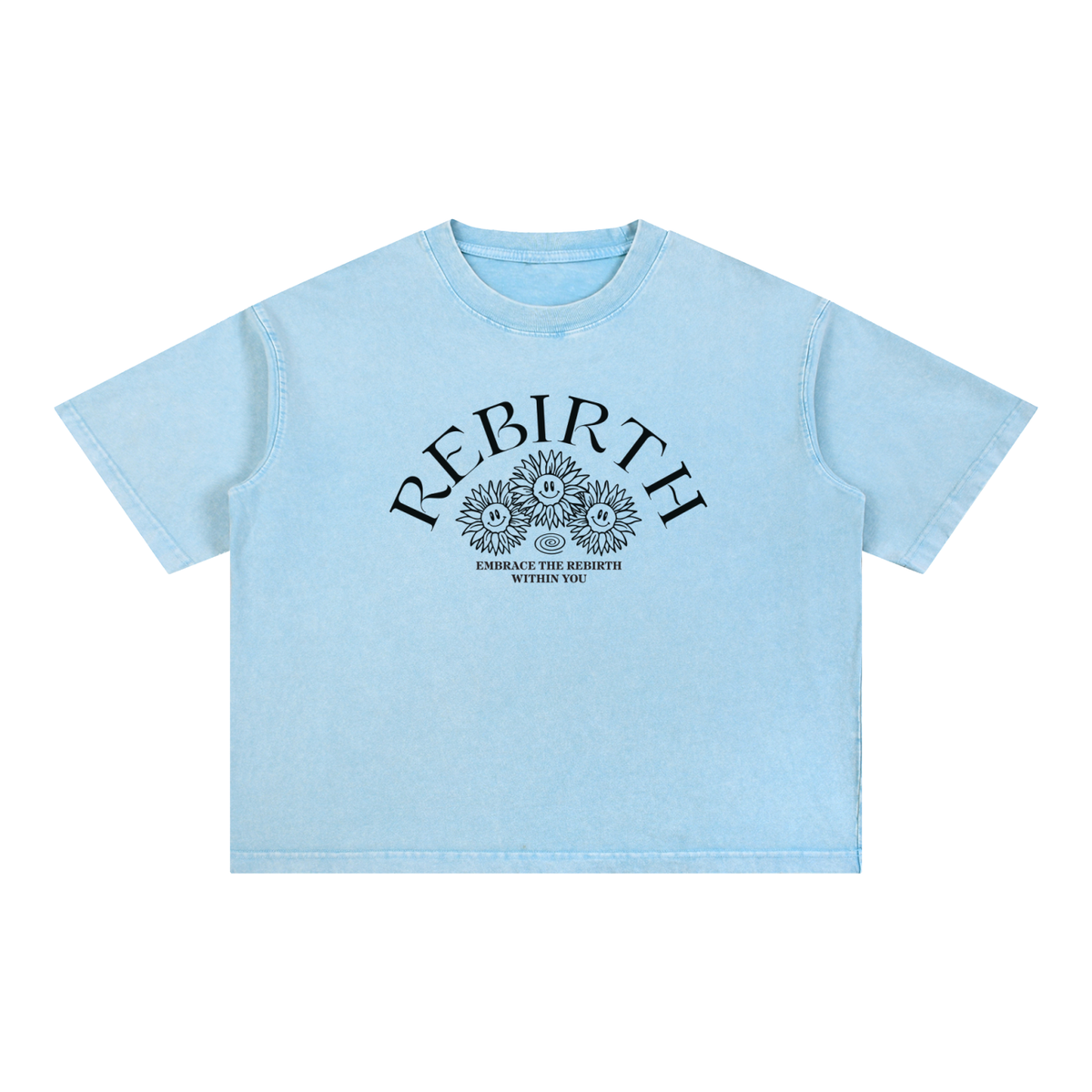 Mineral Wash Sunflower Bloom Shirt