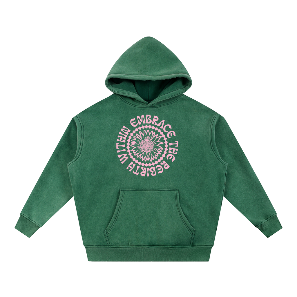 Snow Wash Sunflower Hoodie