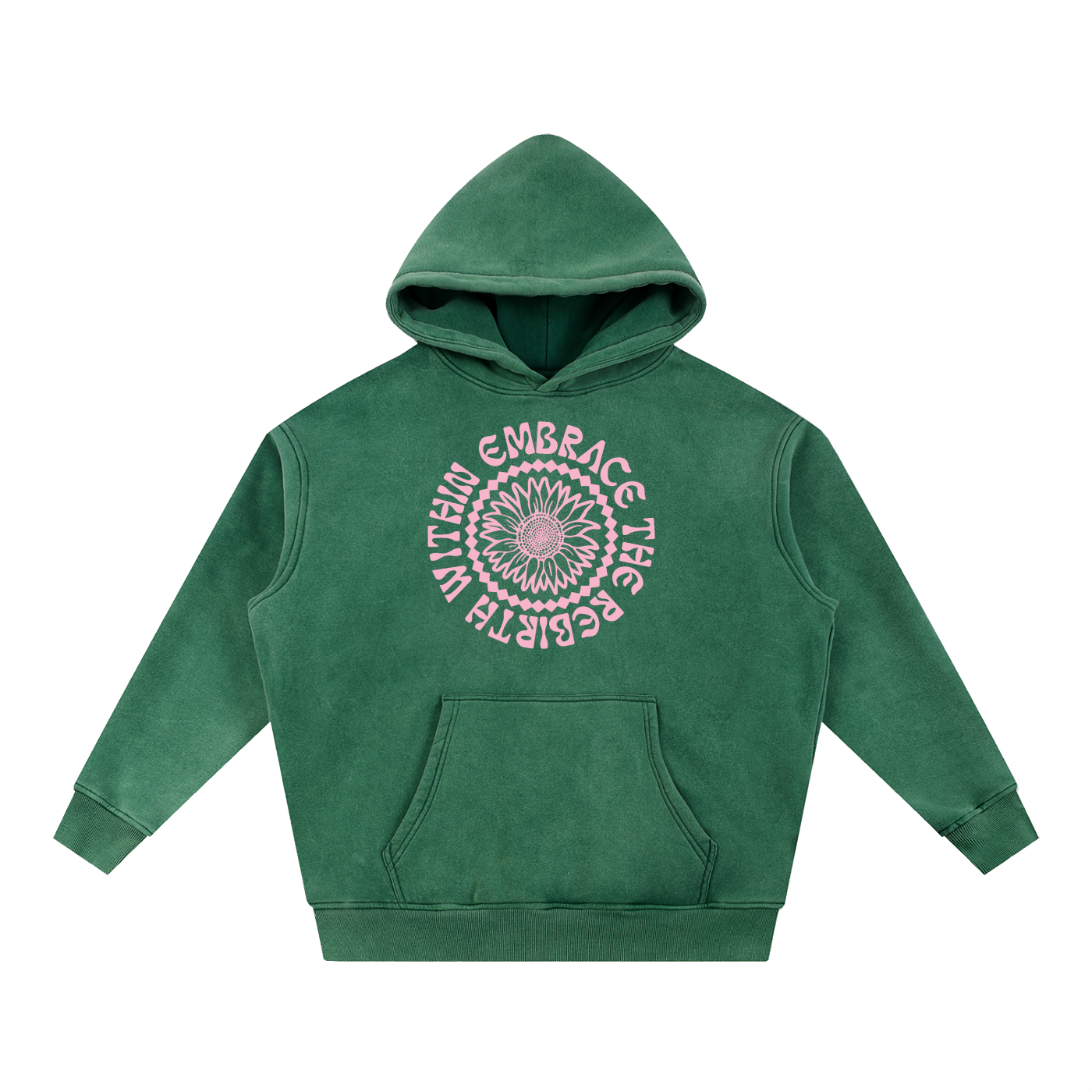 Snow Wash Sunflower Hoodie