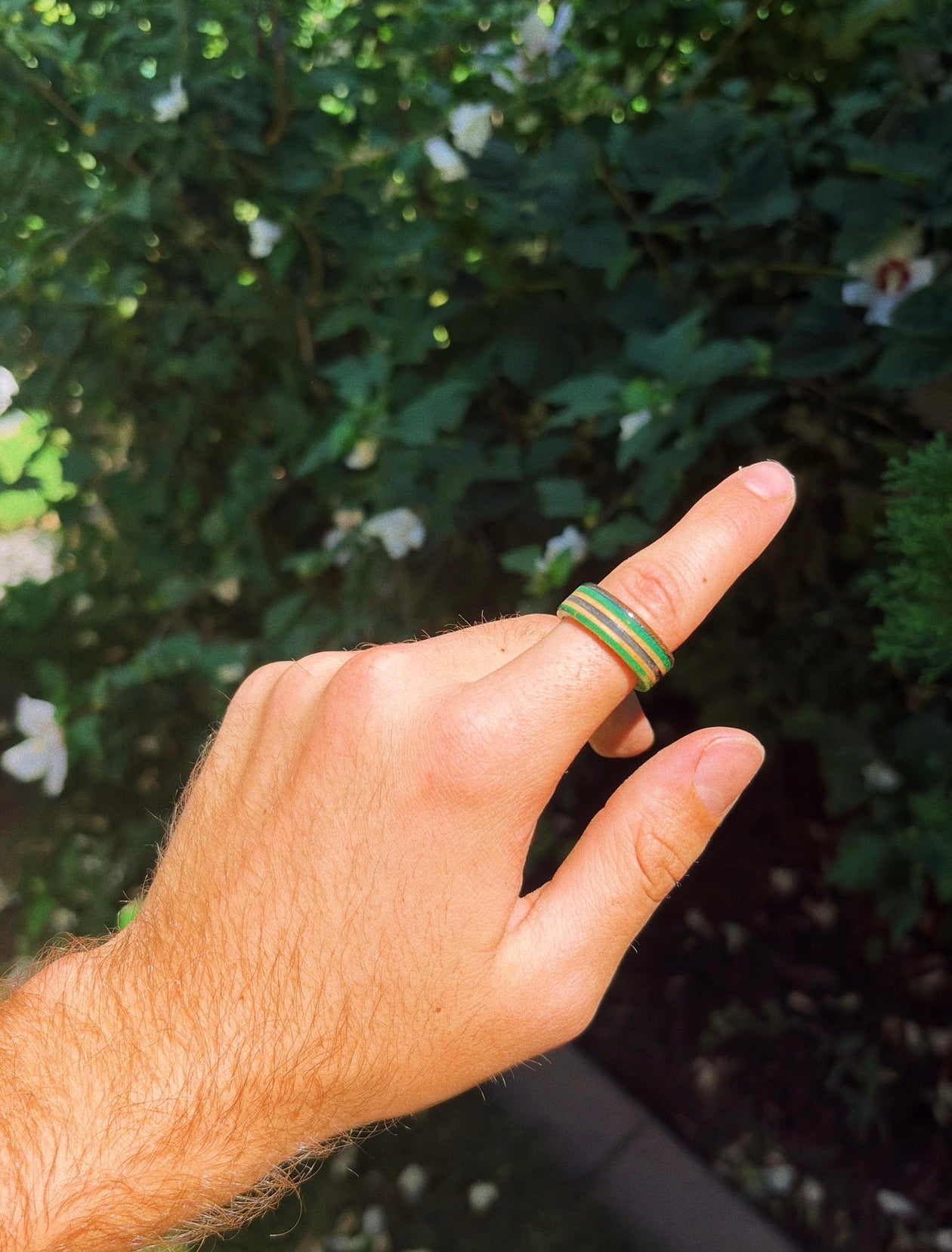 Moss Solace Recycled Skateboard Ring