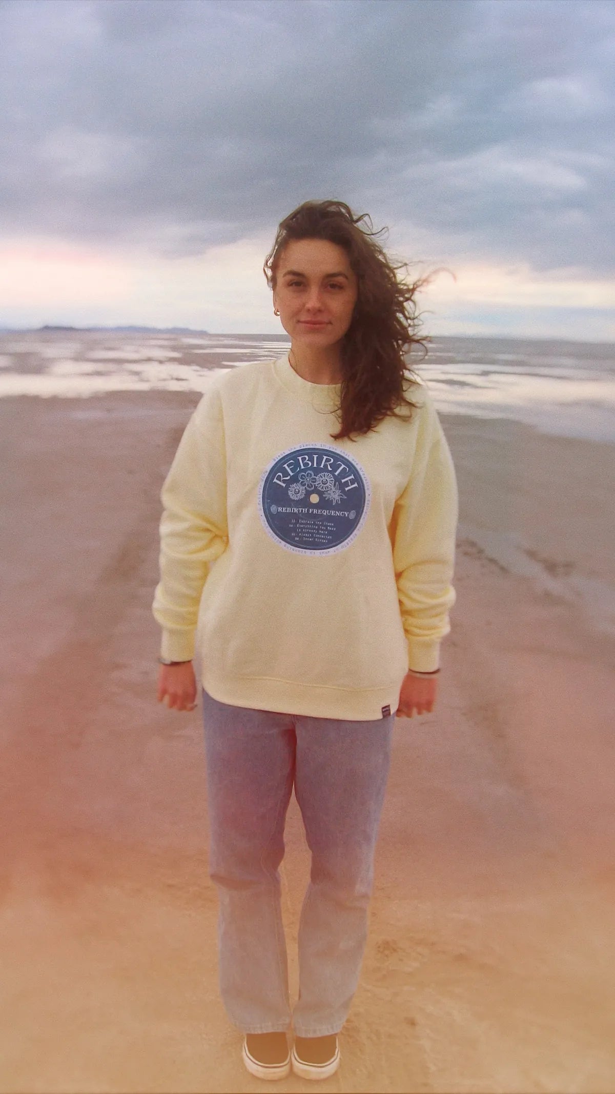 Rebirth Crewneck worn lifestyle photo