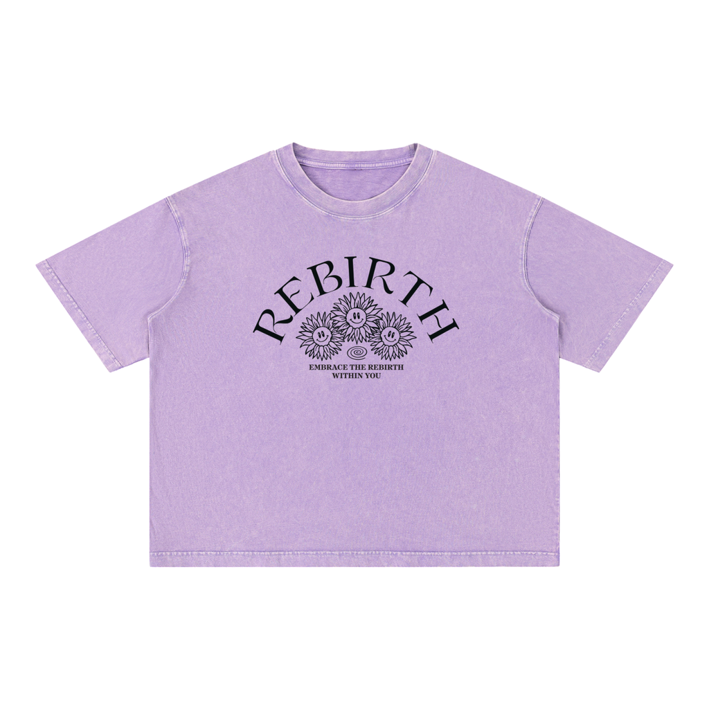 Mineral Wash Sunflower Bloom Shirt