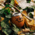 Rebirth Mate Gourd and stainless steel bombilla with recycled skateboard bead inlay in snow and leaves